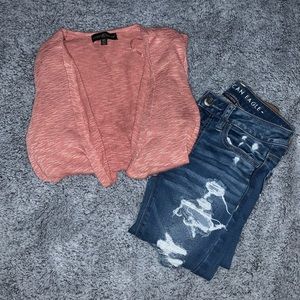 Light pink cardigan